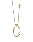 18-carat Yellow Gold NK Cell Pendant with Diamonds