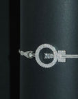 Sterling Silver CAR-T CELL Cord Bracelet - Silver Cord